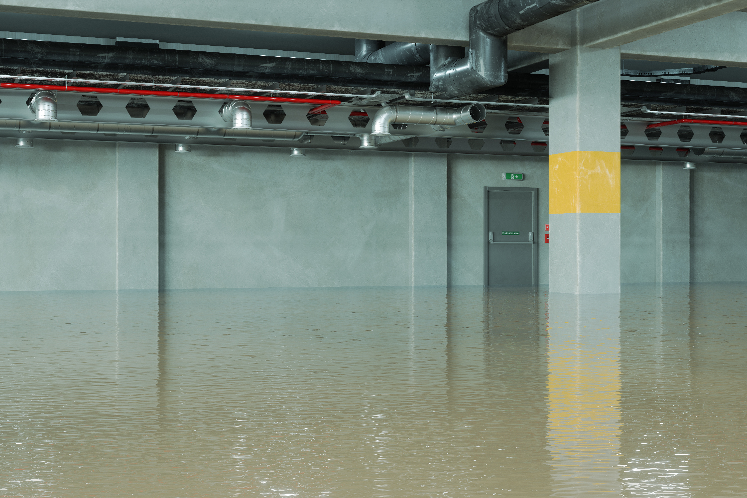 Vemos un local inundado y no tiene un seguro de empresas.